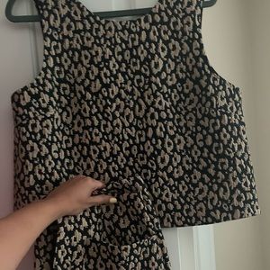 Anthropologie matching set. Pants are cropped